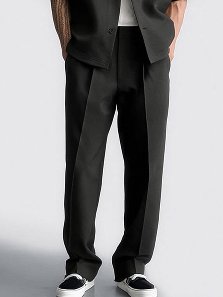 Casual Versatile Look Shirt Pants Set