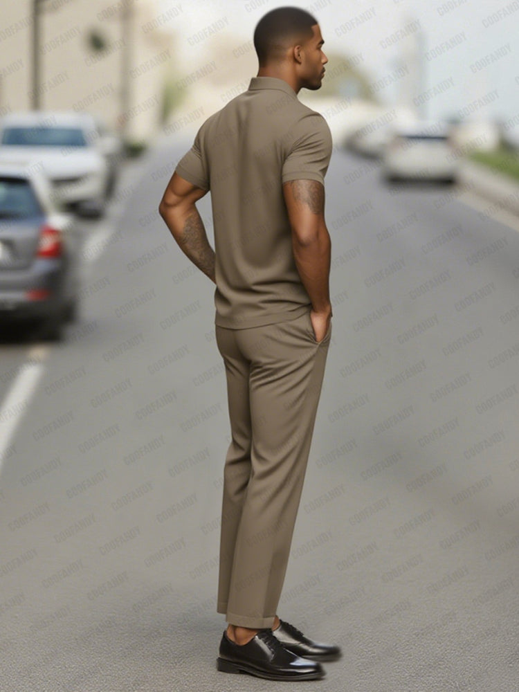 Smart Casual Polo Shirt Set