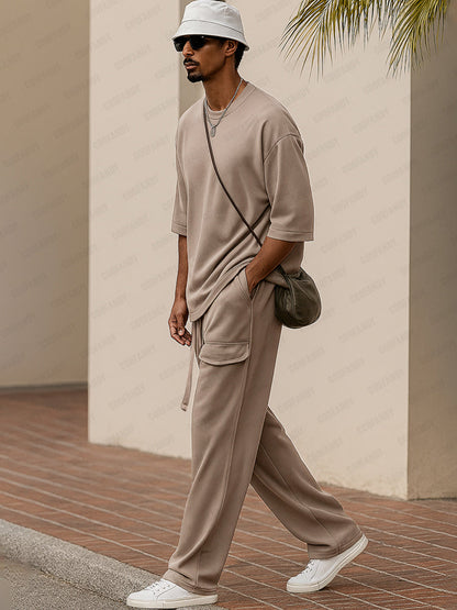 Athletic Leisure T-Shirt Joggers Set
