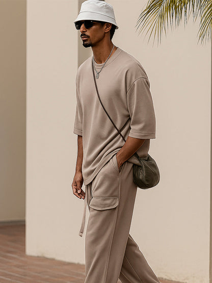 Athletic Leisure T-Shirt Joggers Set