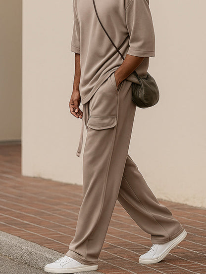 Athletic Leisure T-Shirt Joggers Set