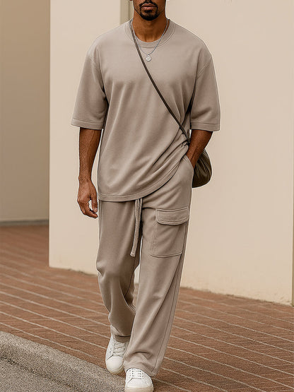 Athletic Leisure T-Shirt Joggers Set