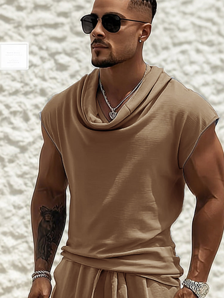 Urban Muscle Cutoff Tank Shorts Set