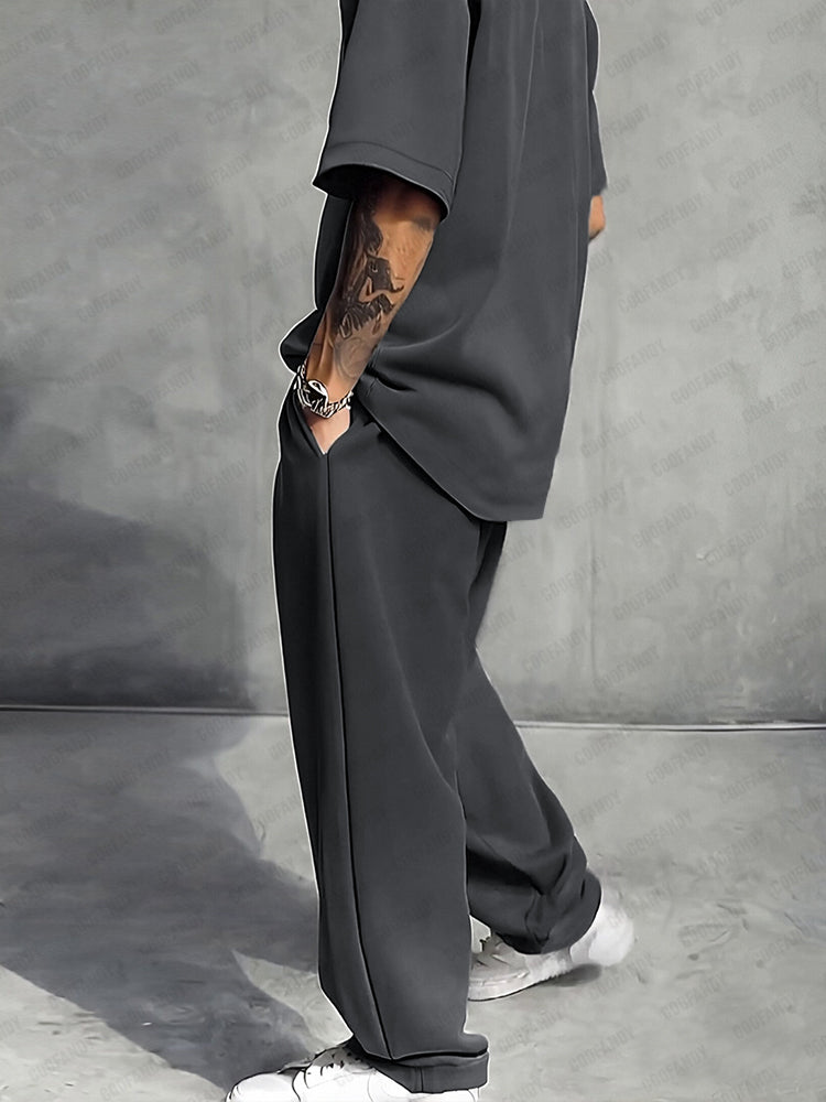 Versatile Relaxed Fit Athleisure Set