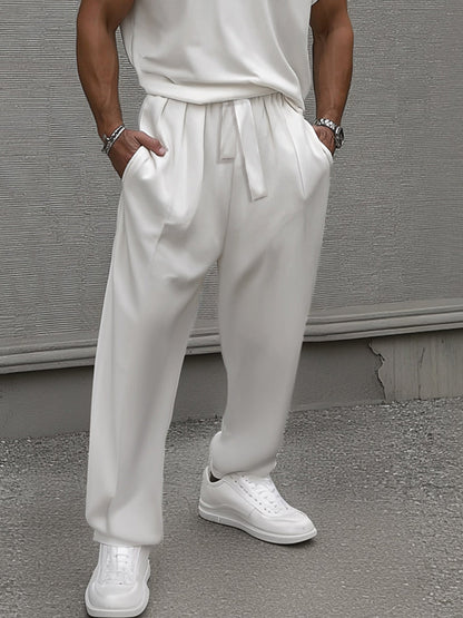 Versatile Street Fashion Tank Top Pants Set