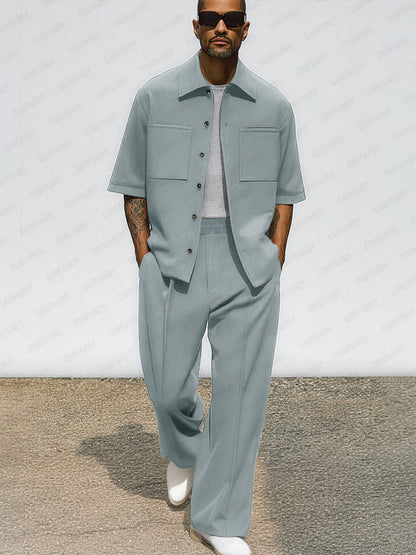 Durable Casual Jacket Pants Set