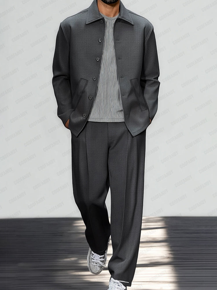 Urban Luxe Casual Thin Suit Set