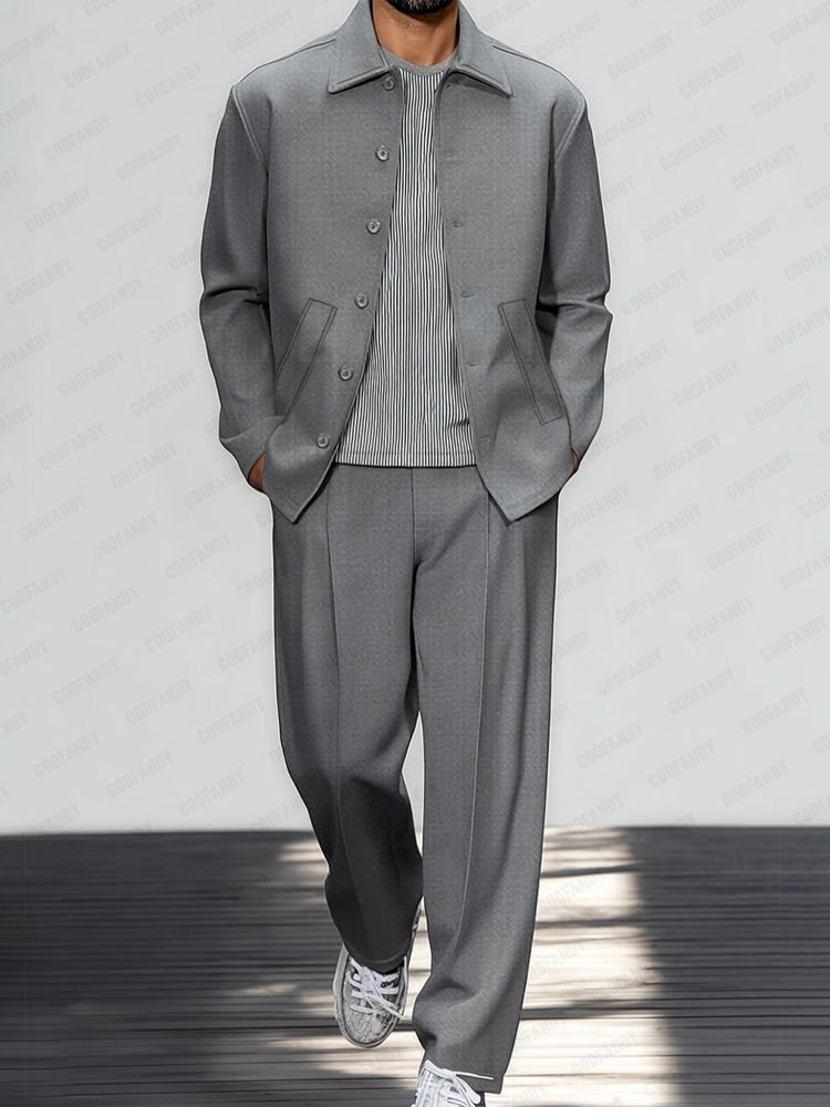 Urban Luxe Casual Thin Suit Set