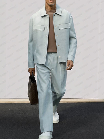 Urban Daily Wear Jacket Pants Set