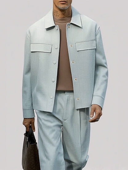 Urban Daily Wear Jacket Pants Set
