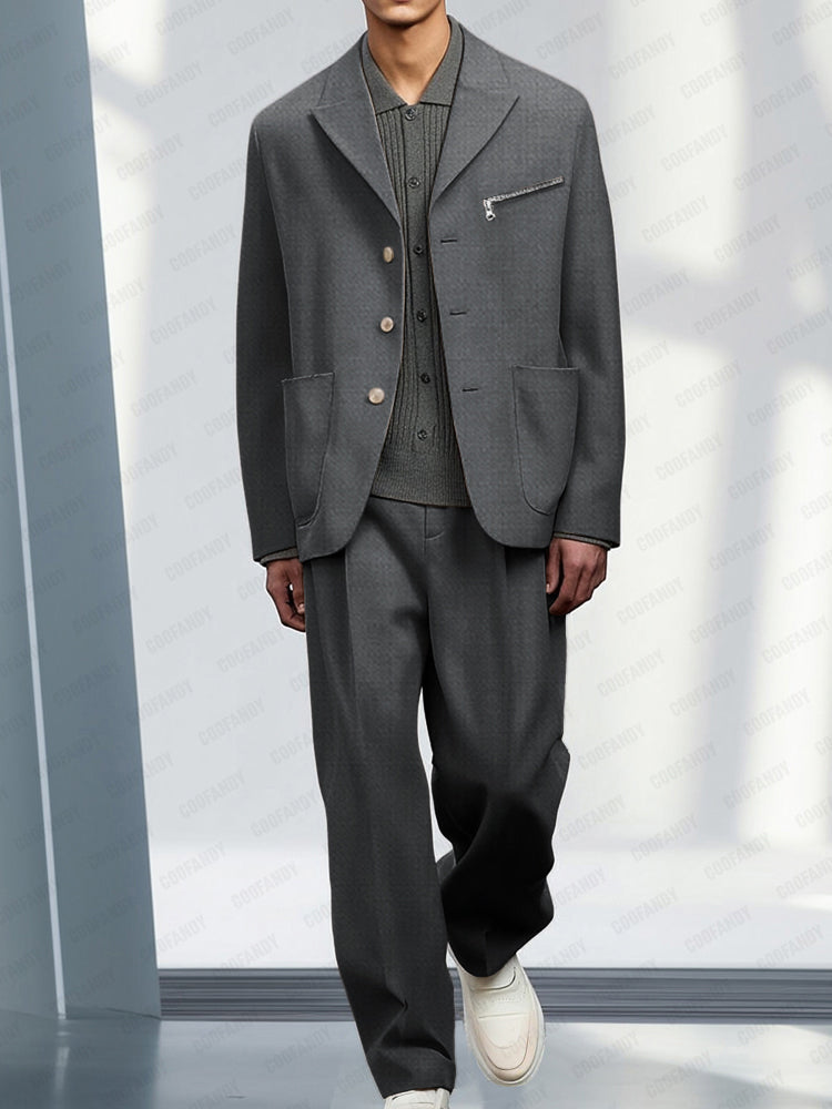 Elegant Smart Casual Suit Set