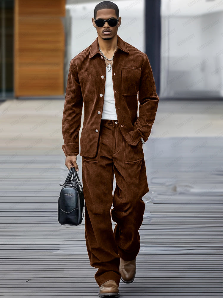 Premium Casual Corduroy Matching Set