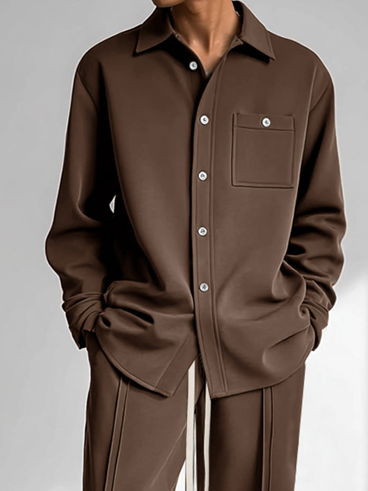 Smart Casual Simple 2-Piece Set