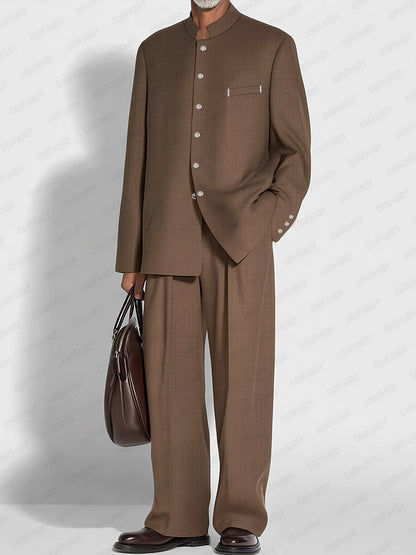 Relaxed Fit Comfort Design Suit Set
