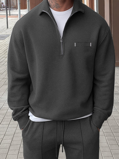 Athleisure Comfort Sweatshirt Pants Set