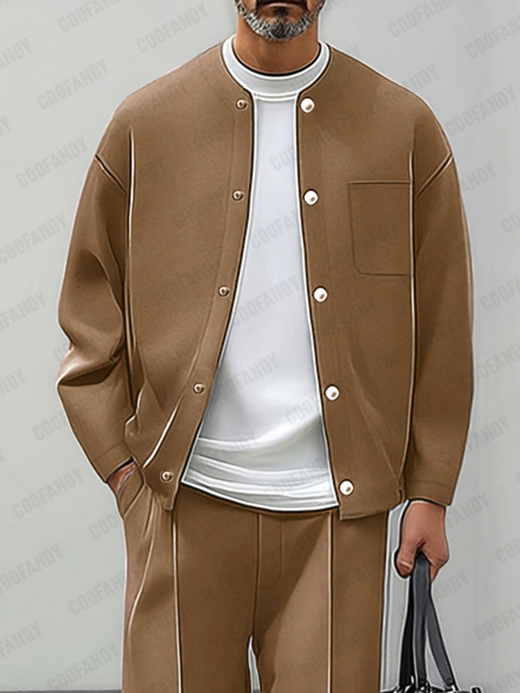 Minimalist Comfort Jacket Pants Set
