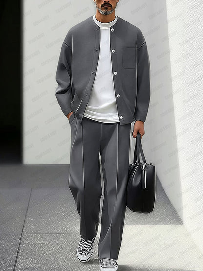 Minimalist Comfort Jacket Pants Set