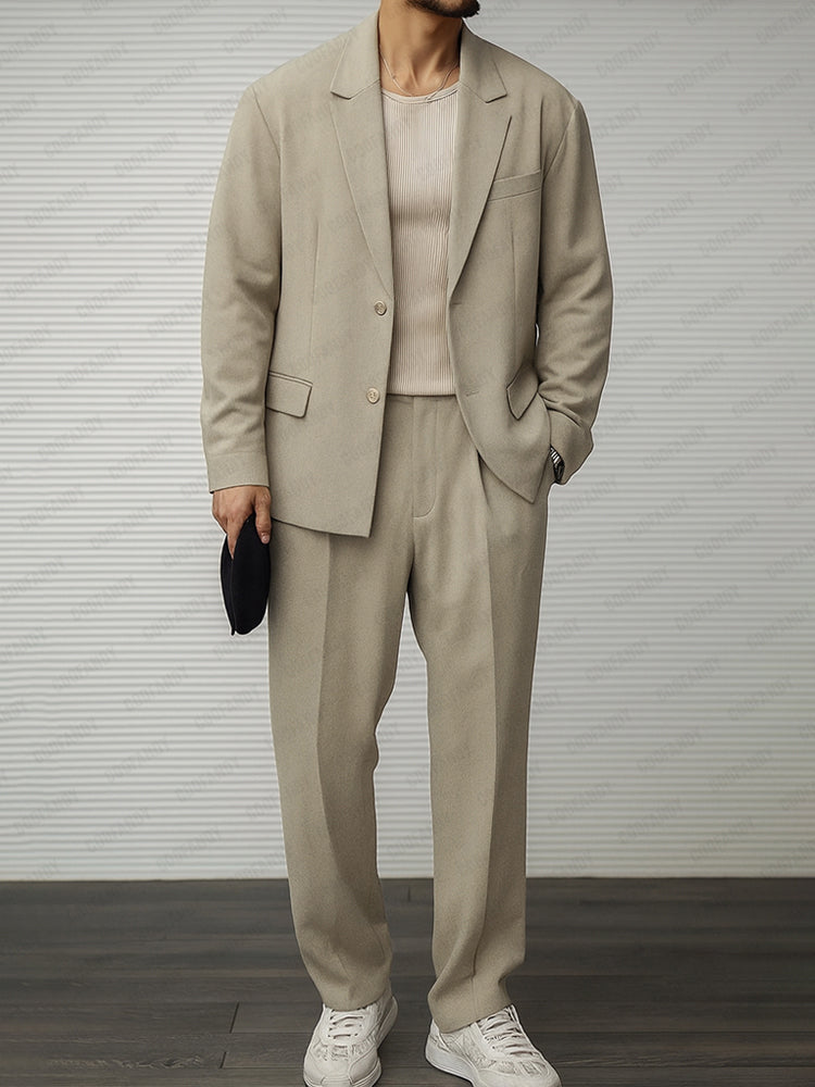 Versatile Business Casual Suit Set