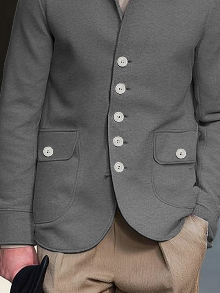 Minimalist Soft Relaxed Fit Suit Jacket