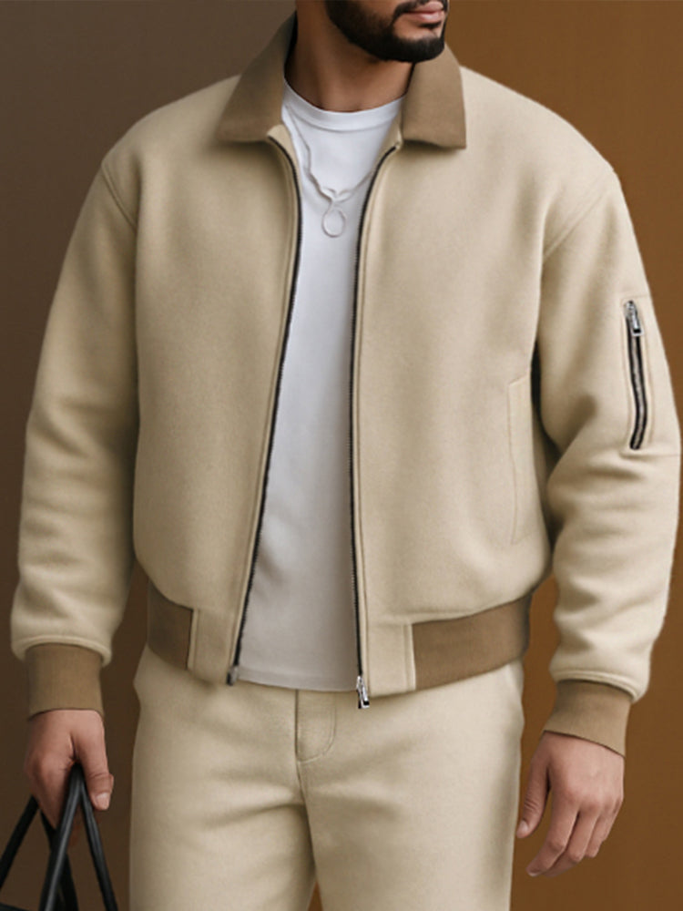 Ultra-Soft Fleece Jacket Pants Set