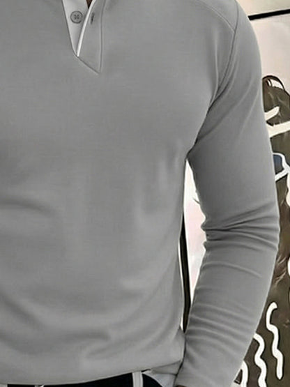 Layering Essential Contrast Placket Shirt