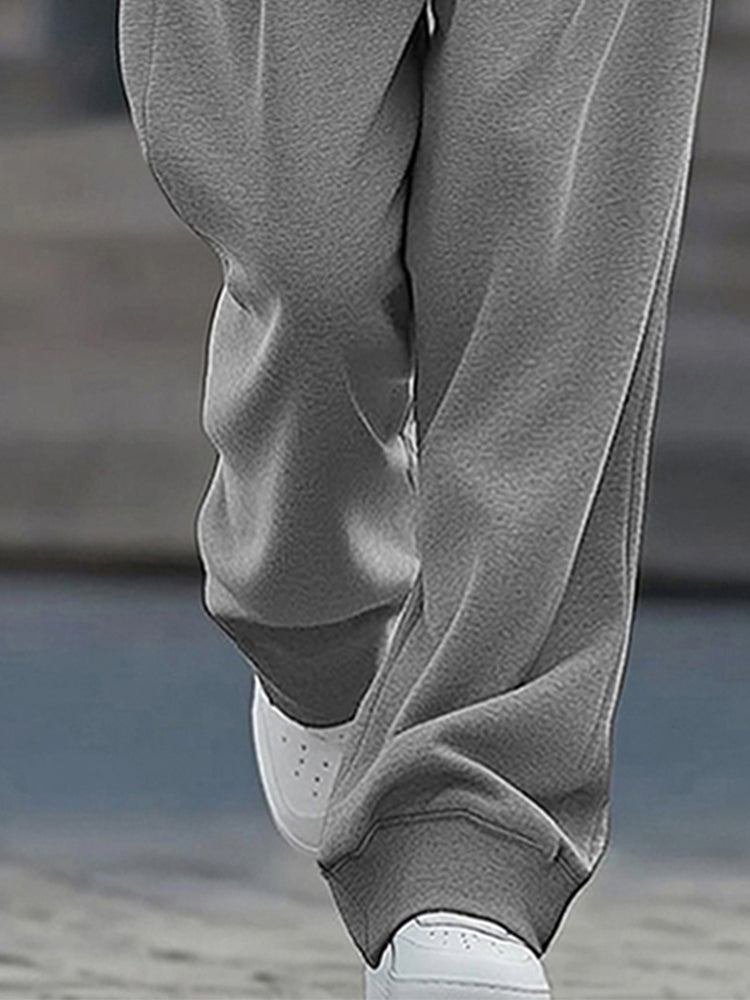 Enhanced Belt Loop Design Casual Pants