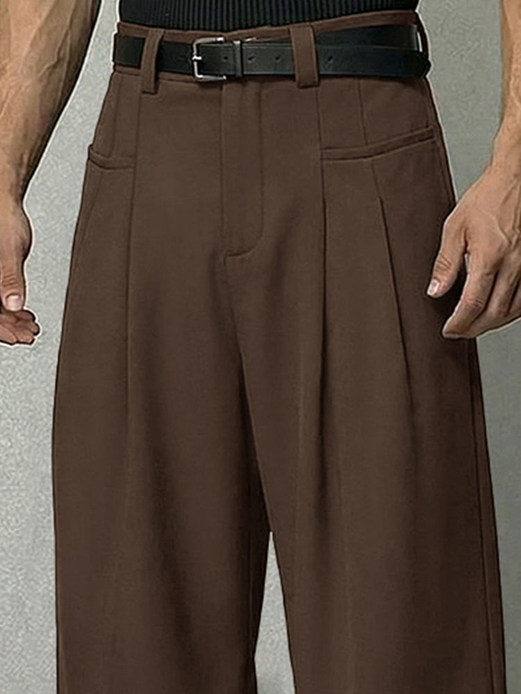 Premium Straight Leg High Waist Pants