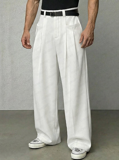 Premium Straight Leg High Waist Pants