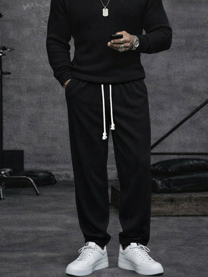 Urban Casual Textured Knit 2-Piece Set