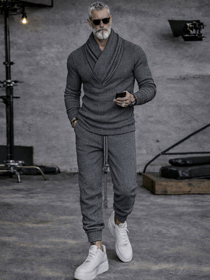 Casual Street Style Knit Matching Sets