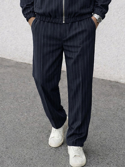 Essential Stripe Jacket and Pants Set