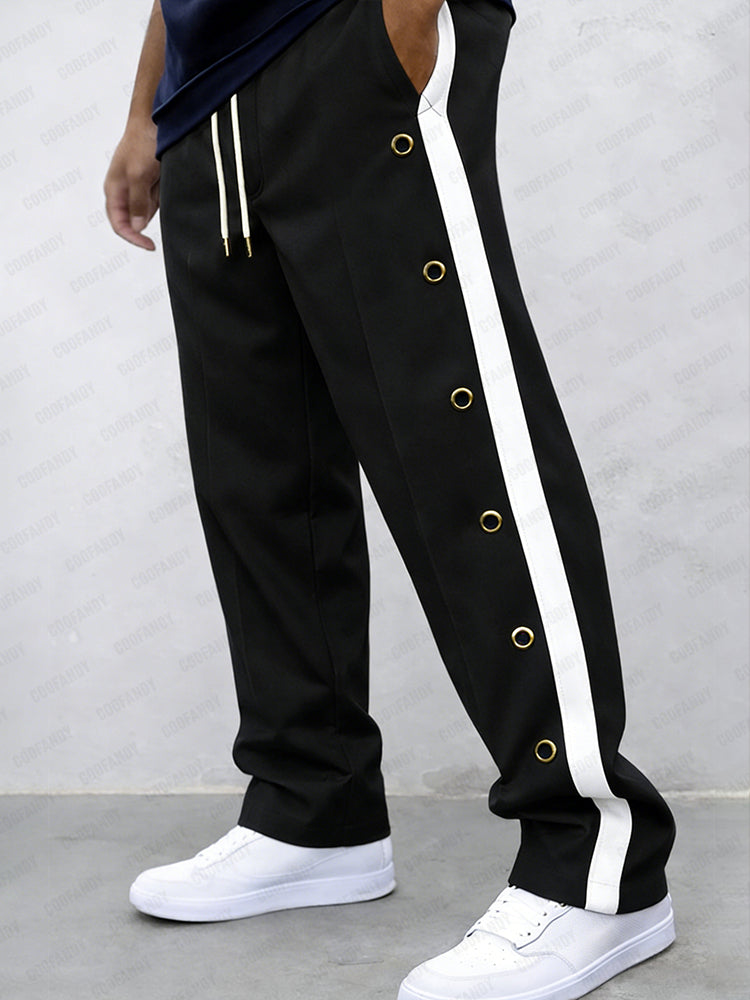 Comfortable Casual Eyelets Detail Design Pants