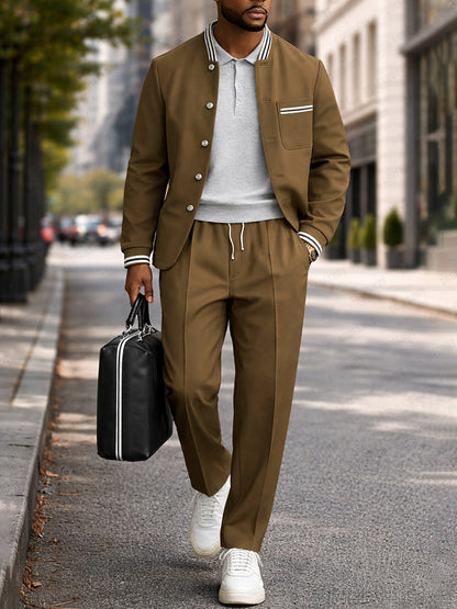 Smart Casual Stripe Webbing 2-Piece Set