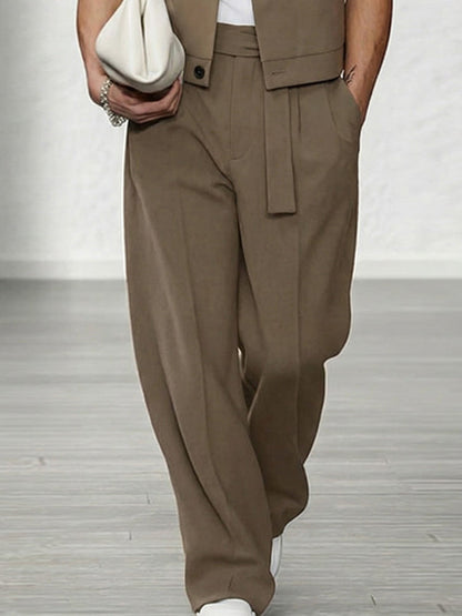 Smart Casual Vest and Pants Set