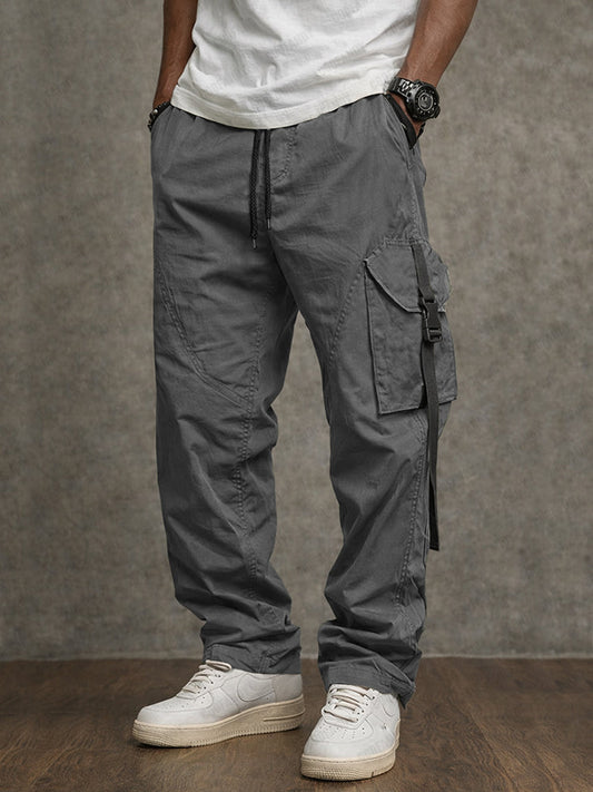 Casual Drawstring Tactical Cargo Pants