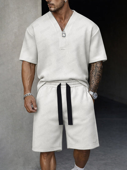 Casual Premium T-shirt Shorts Sports Set