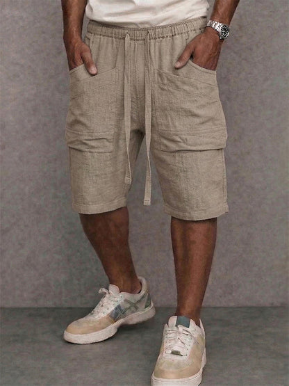 Versatile Nature 100% Cotton Drawstring Shorts