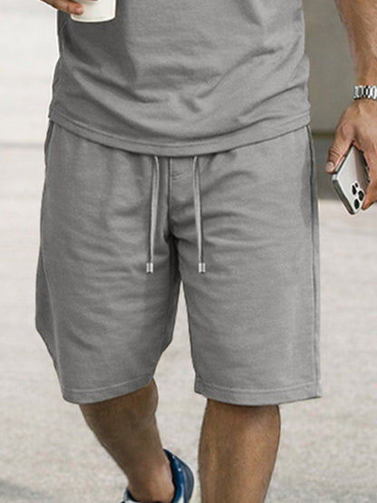 Casual Comfort Solid Hooded Tank Top Set