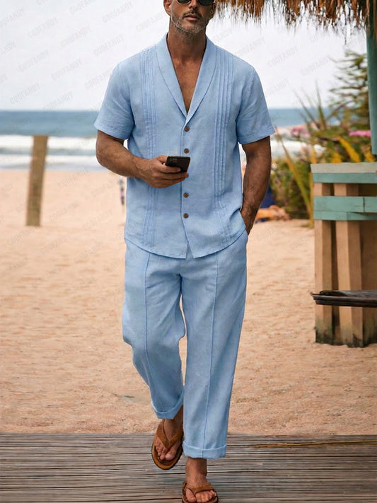 Summer Resort Wear 100% Cotton Matching Set