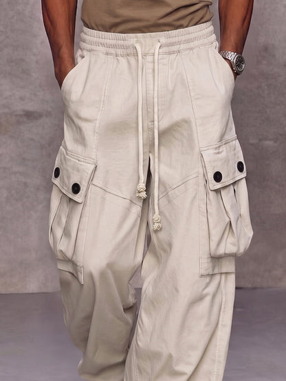 Urban Streetwear 100% Cotton Cargo Pants