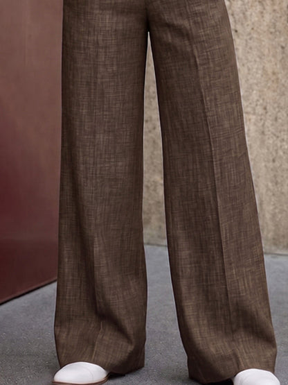 Vintage High Waist Wide Leg Pants