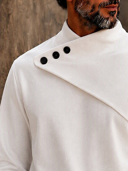 Old Money Button Detail Pullover Top