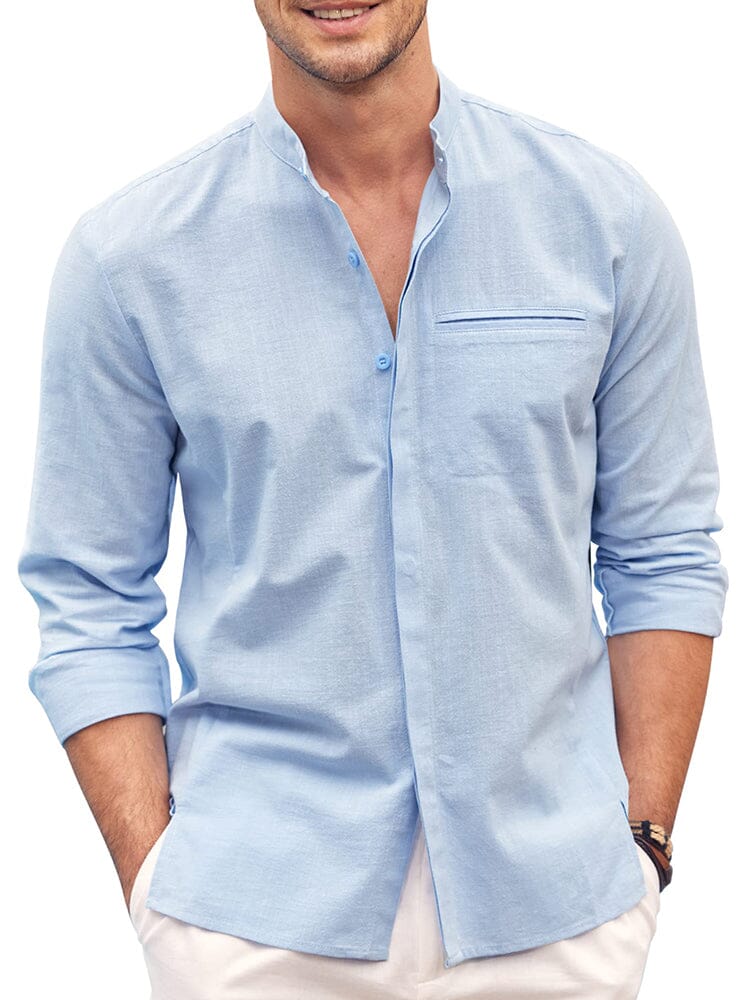 Classic fit Long Sleeve Cotton Shirt (US Only)