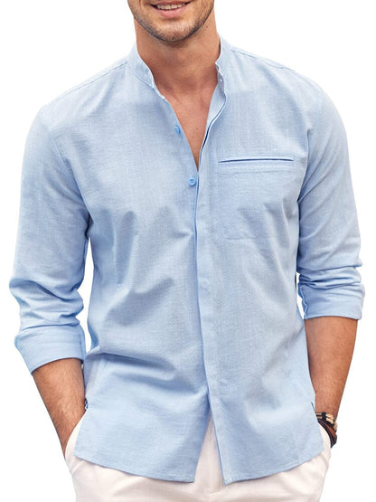 Classic fit Long Sleeve Cotton Shirt (US Only)