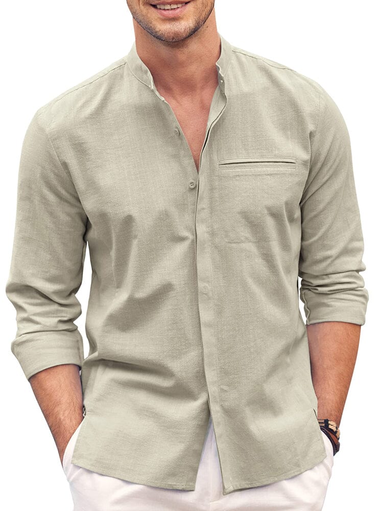Classic fit Long Sleeve Cotton Shirt (US Only)