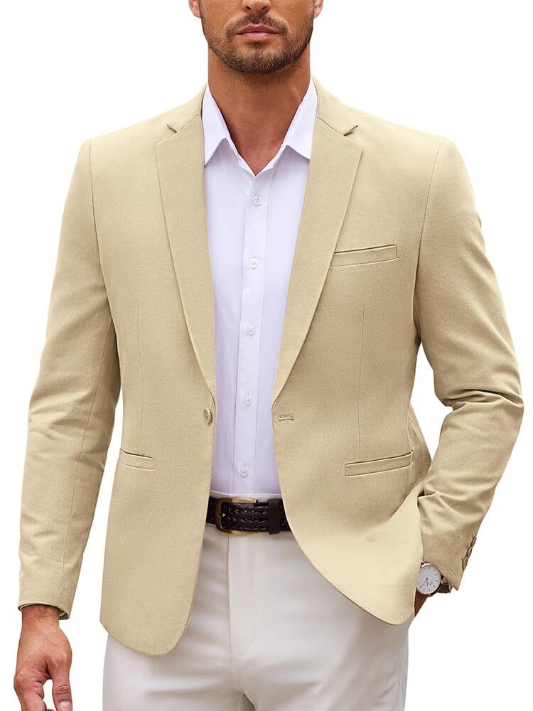 Casual One Button Suit Jacket (US Only)