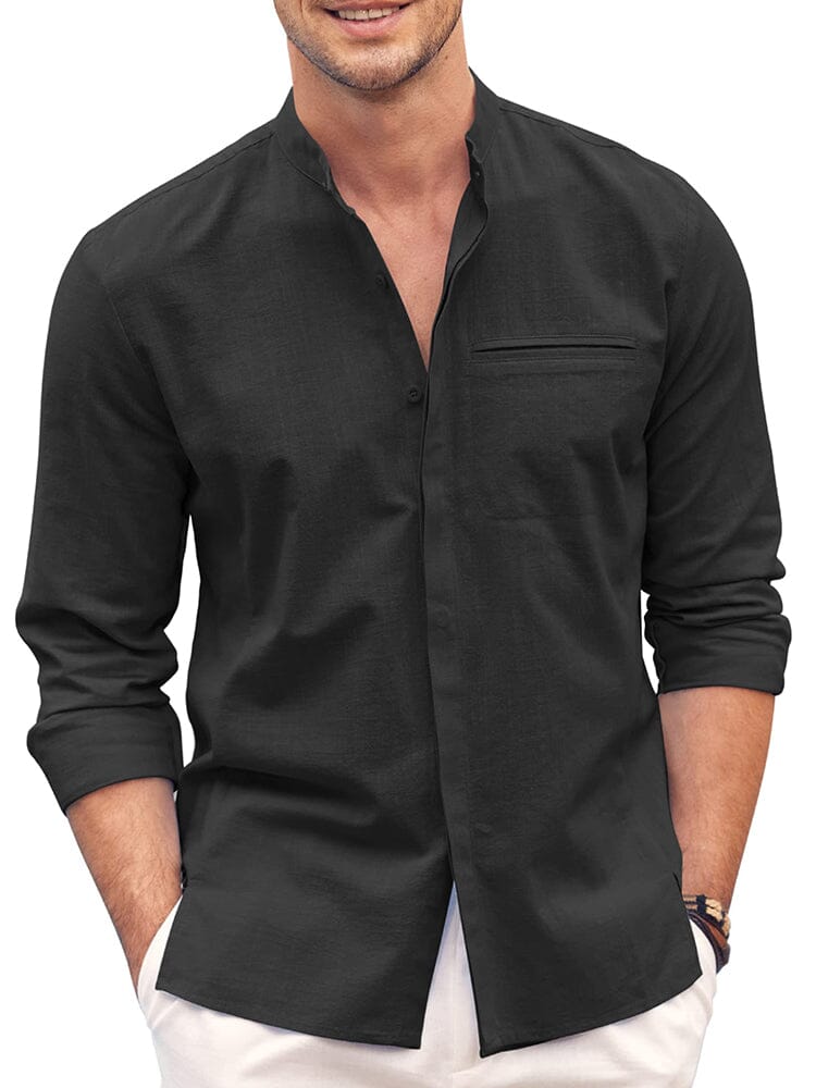 Classic fit Long Sleeve Cotton Shirt (US Only)