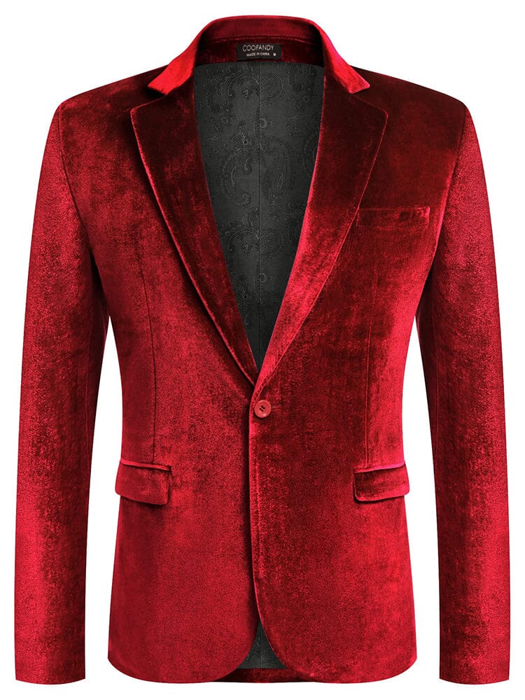 Luxury Velvet Blazer Jacket (US Only)