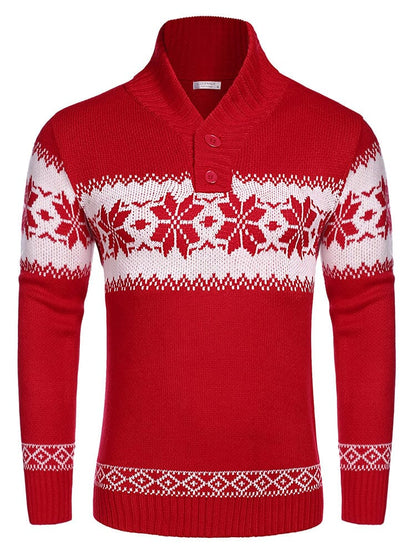 Casual Knitted Pullover Sweater (US Only)