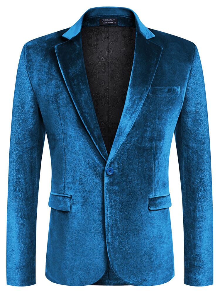 Luxury Velvet Blazer Jacket (US Only)